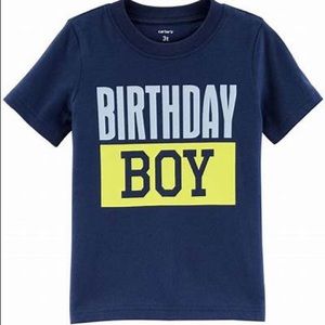 Carter’s birthday boy tee shirt